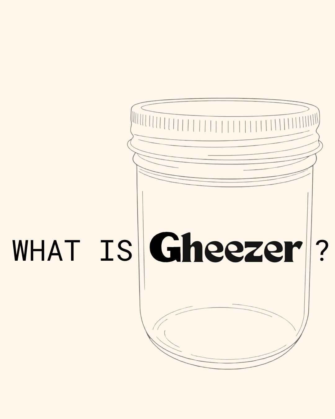 What is inside Gheezer: defatted peanuts, ghee, and MCT oil